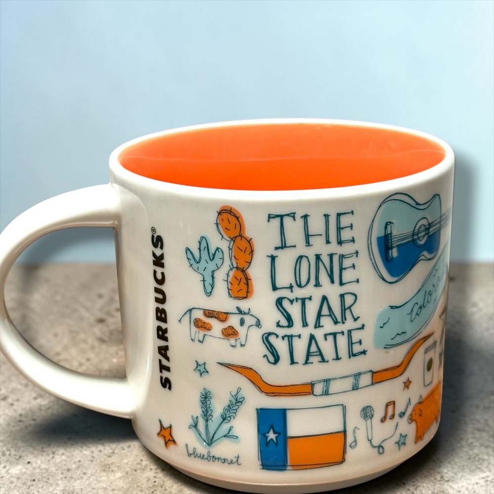 Starbucks Been There Series Texas Mug 14oz Lone Star State Across Globe 2018